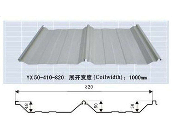 820型（xíng）暗扣屋麵板